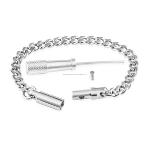 ตัวล็อคแบบหกเหลี่ยม สแตนเลส ชุดอุปกรณ์ล็อคแบบหกเหลี่ยม สำหรับเครื่องประดับ สร้อยคอ กุญแจล็อคแบบหกเหลี่ยม ตัวล็อคแบบหกเหลี่ยม ขนาด 28 มม. x 8 มม. - Product Image 2