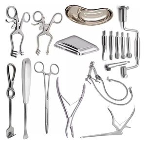 Sistema de Retracción Craneal Manual de Acero Inoxidable de 11 Piezas |   Juego de Retractores Quirúrgicos para Neurocirugía |   Cirugía Craneal Ajustable - Product Image 2