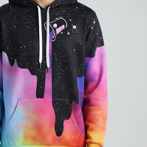 Sudadera con Capucha Extra Grande para Hombre, con Cierre, Diseño Gráfico, Logotipo Personalizado Bordado, Tela de Felpa Ecológica, Venta al por Mayor - Product Image 6