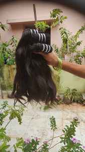 Machine à double trame indienne Tissage de cheveux bruts d'Inde. Offre spéciale d'un seul donneur Extension de cheveux humains naturels d'Inde - Product Image 5