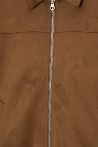 Chaqueta de Trabajo de Lona con Cierre Frontal y Logotipo Personalizado al por Mayor para Hombre, Chaqueta de Trabajo de Algodón Grueso de Talla Grande - Product Image 5