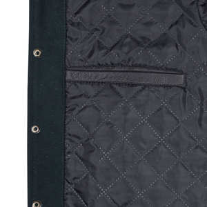 Chaqueta de Béisbol Estilo Bomber para Hombre, Chaqueta de Béisbol de Poliéster con Mangas de Cuero, Chaqueta de Béisbol Extra Grande Personalizada, OEM - Product Image 5