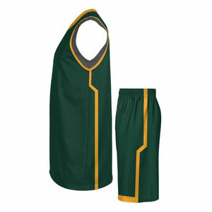 Uniforme de baloncesto barato, conjuntos de uniformes de baloncesto personalizados para hombres, poliéster, retroceso profesional, uniforme transpirable de secado rápido - Product Image 1