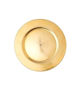 Assiettes de présentation rondes en acier inoxydable, 100 pièces, compatibles lave-vaisselle, style américain, pour décoration de table à manger - Product Image 4