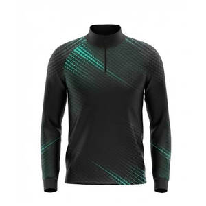 เสื้อแจ็คเก็ตซับลิเมชั่นแบบซิปครึ่งตัวสำหรับผู้ชาย สวมใส่สบาย ประสิทธิภาพสูง เหมาะสำหรับออกกำลังกายและฝึกซ้อม - Product Image 1