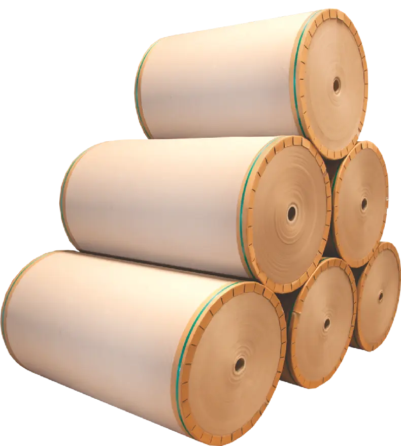 Nhà Máy giấy nóng bán Chất lượng cao không tráng nâu kraft giấy cuộn cho hộp giấy và túi