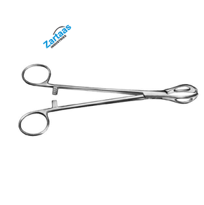 Fórceps de toalla de carril de acero inoxidable de alta calidad fórceps de abrazadera de tubo 19cm exportador y fabricante - Product Image 2