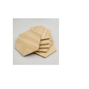 Posavasos de madera de bambú Natural, posavasos redondo y cuadrado personalizado para bebidas, fabricante al por mayor - Product Image 1