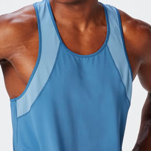 Custom Logo Workout Tank Tops Plus Size Quick Dry Breathable Hooded Crew Neck Top for <b>Running</b> Street Wear Washed Technics - Product Image 6