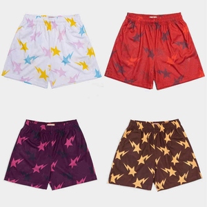 Short de broderie de marque célèbre sur mesure Short à mailles épaisses de gymnastique avec sublimation de puissance de levage Short d'entrejambe de 5 pouces - Product Image 5