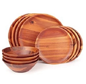 Safe Acacia Vente en gros Usine personnalisée OEM Acacia liège bambou dessous de verre en bois de noyer dessous de verre en hêtre pour tasse à café - Product Image 2