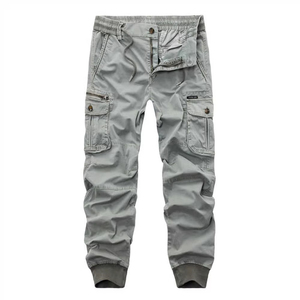 Wholesale Custom Man <b>Trouser</b> Casual Cargo Pants Cotton Zipper Washed Flared Cargo Pants Men Cargo Pants in a factory price - Product Image 6