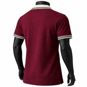 Camiseta Polo Personalizada para Hombre, Algodón y Poliéster, Manga Corta, Estilo Casual, Diseño Retro, Proveedor al por Mayor OEM ODM - Product Image 6