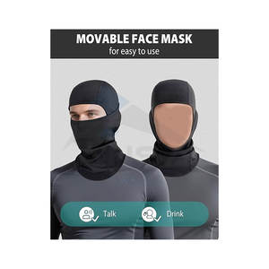 Pasamontañas para Esquí para Hombre y Mujer, Cubre Rostro de Invierno, Transpirable, Protección Térmica para Clima Frío, Deportes al Aire Libre, Negro - Product Image 5