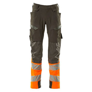 100% Cotton Safety Cargo Pants Protection Hi Vis Workwear Reflective Multi Pockets Pant <b>Security</b> Cargo Pants for Work wear - Product Image 4
