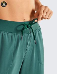 กางเกงขายาวทรงตรงสำหรับผู้หญิง ผ้าแคนวาส 100% ระบายอากาศ แห้งเร็ว มีเชือกผูกปรับได้ หลายกระเป๋า เหมาะสำหรับฤดูหนาว - Product Image 4