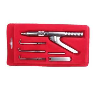 Juego de removedor de corona Manual Dental, uso profesional de acero inoxidable, tres puntas ajustables, eliminación de corona con una sola mano - Product Image 1