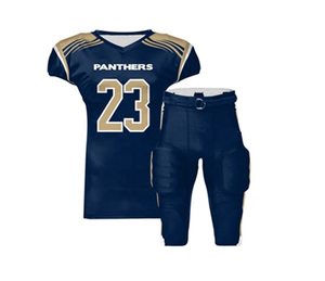 Nouveaux uniformes de football américain imprimés par sublimation, sport de football, haute qualité, sur mesure, unisexe, polyester - Product Image 2