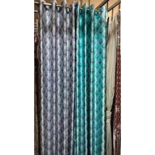 KVR Factory Manufacture liefert einfache Ikat-Muster vorhänge für das Wohnzimmer