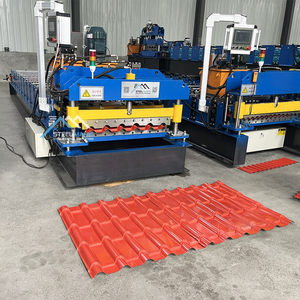 Offre Spéciale Euro toit Q tuile laminée à froid formant la Machine automatique couleur acier profil Standard métal engrenage portant moteur pompe boîte de vitesses - Product Image 2