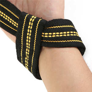 Latest Arrival Fitness Safety Support Wraps for Weightlifting Powerlifting Bodybuilding <b>Barbell</b> Lifting Strap Windproof Design - Product Image 5