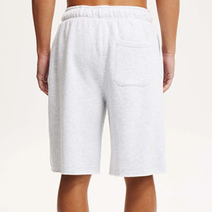 2025 Top Selling Custom Made 100% Cotton Grey Sweat <b>Shorts</b> for <b>Men</b> Comfortable <b>Long</b> & <b>Short</b> with Raw Hem Casual Digital Printing - Product Image 4