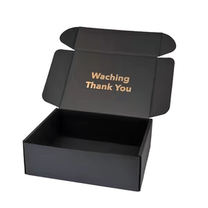 Boîte ondulée haut de gamme de haute qualité brun Kraft fermeture magnétique personnalisée emballage d'expédition boîte postale recyclable meilleur - Product Image 1