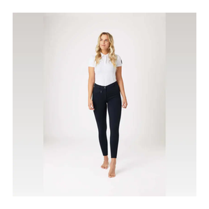 Pantalon équestre en nylon à coupe ajustée pour femmes taille haute culotte de mouvement améliorée pour l'équitation taille adulte impression en silicone - Product Image 2