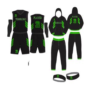 Ensemble de deux pièces pour femmes-Uniforme de basket-ball personnalisé-Impression numérique-Coton-Fibre de bambou antibactérien-Manches complètes-Club d'équipe - Product Image 2