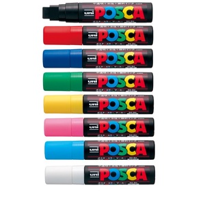Phổ biến <span class=keywords><strong>Uni</strong></span> <span class=keywords><strong>posca</strong></span> đục Bút đánh dấu vĩnh viễn cho kim loại, thủy tinh, nhựa, gỗ, sản xuất tại Nhật Bản - Product Image 2
