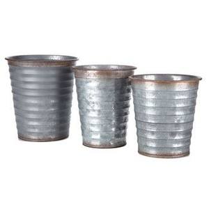 Macetas de metal antiguas hechas a mano, exportador y fabricante decorativo para el hogar, maceta hecha a mano de nuevo diseño - Product Image 3