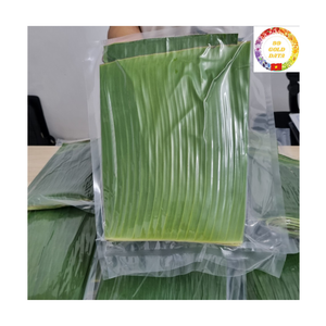 Feuilles de bananier surgelées IQF standard pour l'emballage alimentaire et la cuisine, prix bas, 100% feuilles de bananier vertes fraîches - Product Image 1