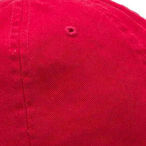 Gorra de béisbol sin espalda sin estructura de nueva moda Color rojo brillante tela impermeable ajustada estilo clásico para hombres precios razonables - Product Image 5