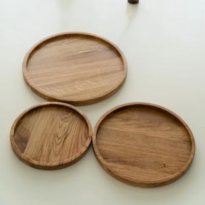 Bandeja de Servir de Madera Pulida Ecológica Moderna de Lujo para Decoración del Hogar, Vajilla Navideña, Proveedor Indio - Product Image 1
