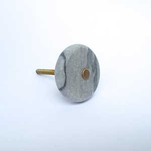 Luxury <b>White</b> Color Marble Drawer Knob Decorative Cabinet Furniture Hardware Minimal Elegant Premium Wholesale - Product Image 6