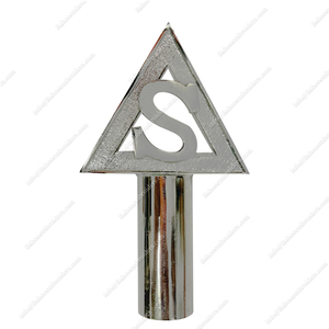 MASONIC REGALIA ROYAL ARK MARINER (RAM) WAND TOP-JUNIOR WARDEN JEWEL FREEMASON JEWEL PLATEADO BAHOO BORDADOS COLOR DORADO - Product Image 1