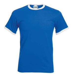 Camisetas de algodón para hombre, Camiseta de algodón suave de manga corta informal, camisetas regulares de ajuste Ringer - Product Image 5