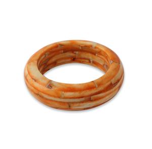 Último brazalete de resina tallado a mano brazalete de resina epoxi de la mejor calidad forma redonda mujeres y niñas para regalo y brazalete de fiesta - Product Image 2