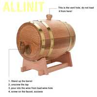 Nouveau tonneau à vin en bois de chêne vintage pour bière, whisky, rhum, porto 10L
