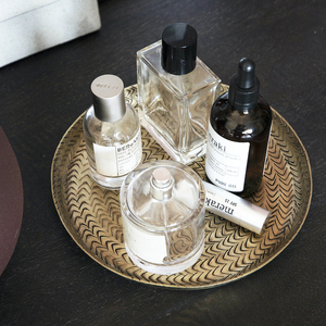 Plateau de service rond pour décoration de table de mariage et de centre de table Plateau de service décoratif - Product Image 6