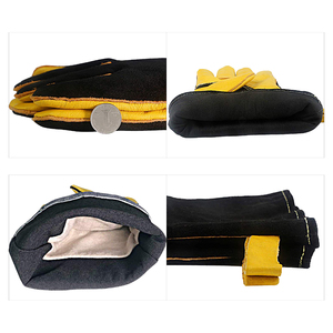 ถุงมือเชื่อมหนังวัวแบบหนาพิเศษ ทนความร้อน ป้องกัน TIG/MIG เป็นมิตรกับสิ่งแวดล้อม ระบายอากาศได้ดี ใช้ได้ทุกฤดู - Product Image 4