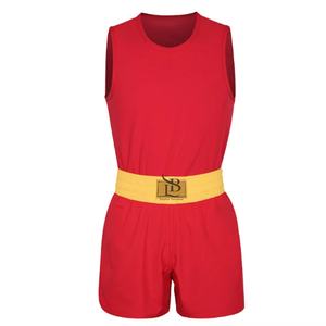 เสื้อซ้อมมวยผ้าโพลีเอสเตอร์ชุดเสื้อผ้าแบบสั้นชุด100% ออกแบบได้ตามต้องการ - Product Image 6