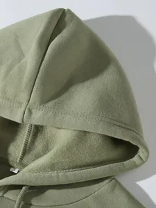 Mode vierge hommes à capuche surdimensionné pull à capuche sweat logo personnalisé sweat à capuche surdimensionné unisexe - Product Image 5