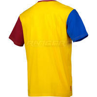T-shirt d'été pour homme 100% coton, coupe ample, design uni et décontracté