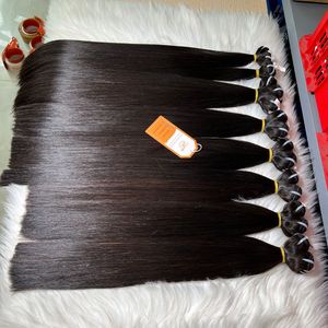 ผมแท้แบบอินเดีย Remy สำหรับต่อผมแบบเส้นตรง  แบบ Double Drawn  แบบ Single Weft  มีทุกสี - Product Image 4