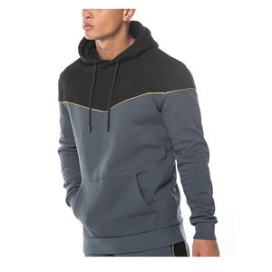 Sudaderas con Capucha Deportivas para Hombre, Bordado Sólido con Logotipo Personalizado, 100% Algodón, Sudaderas Holgadas de Alta Calidad para Gimnasio y Atletismo - Product Image 1