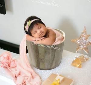 Accesorios de fotografía para recién nacidos Cubo de madera Accesorios de fotografía para recién nacidos - Product Image 1