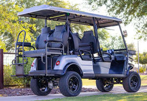 Voiturette de golf électrique de luxe 6 places avec moteur à couple élevé pour les centres de villégiature - Product Image 5