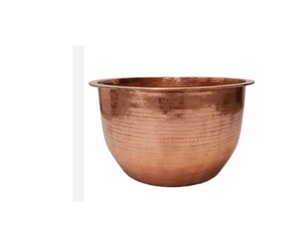 Bol de pédicure martelé en cuivre de forme irrégulière nouveauté bol de pédicure plaqué cuivre pur fait à la main de qualité supérieure prix de gros - Product Image 5