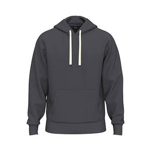 Vente en gros de sweat à capuche en polaire avec logo personnalisé pour hommes pull-over décontracté de couleur unie sweat à capuche d'hiver avec logo de marque privée sweat à capuche - Product Image 1